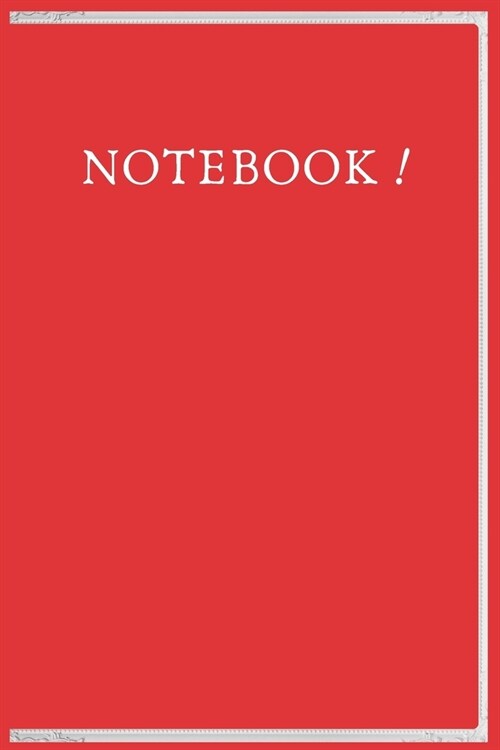 Notebook: Graph Paper Notebook, notebook lined, Black/Red, notebook journal (Paperback)