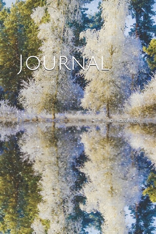 Journal: Snow Elk Deer Moose Snowflake (Paperback)