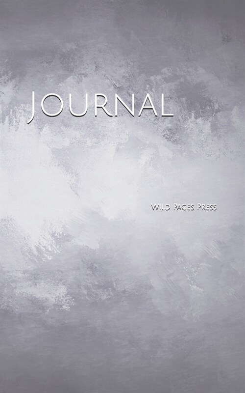 Journal: Silver Grey Patterned Softcover (Paperback)