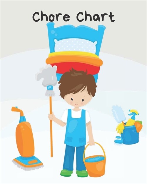 Chore Chart: Daily Weekly Household Routine Chart with Rewards and Coloring Pages (Paperback)