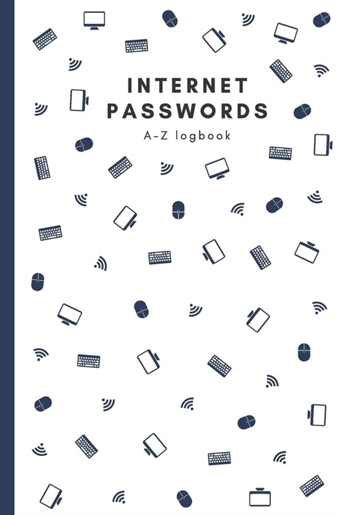 Internet Passwords A-Z Logbook: A Bespoke Organizer with 312 Spaces (6 X 9) (Paperback)
