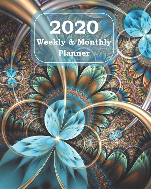 2020 Weekly & Monthly Planner: Jan 1, 2020 to Dec 31, 2020: Organizer & Diary With Holidays (Floral Cover) (Paperback)