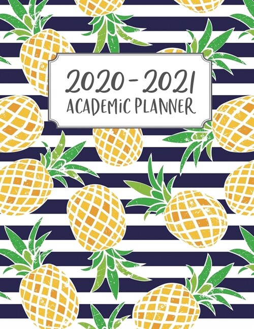 Academic Planner 2020-2021: Academic Year July 2020 - June 2021, 7 Subject Weekly Student Planner + Monthly Calendars & Goals Section, Homework Pl (Paperback)