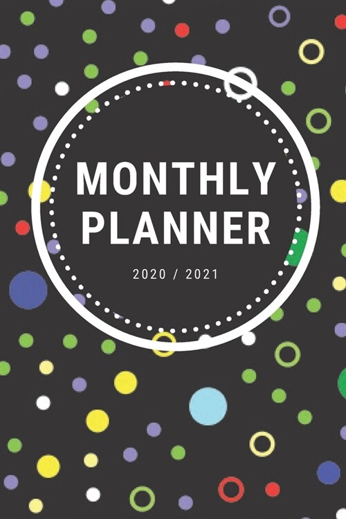 monthly planner 2020-2021: cute Notebook, Soft Cover, Matte Finish (Paperback)