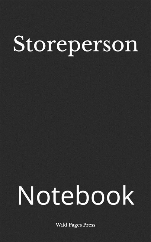 Storeperson: Notebook (Paperback)