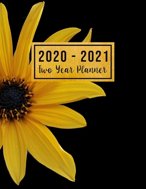 2020-2021 Two Year Planner: 2 year monthly business planner 2020-2021 - Flower Watercolor Cover - 2 Year Calendar 2020-2021 Monthly - 24 Months Ag (Paperback)