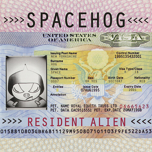 [수입] Spacehog - Resident Alien [Limited 2LP Cream with Pink Splatter British Passport Vinyl Edition][Gatefold]