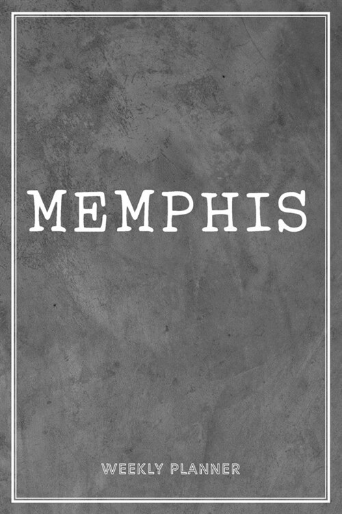 Memphis Weekly Planner: Organizer Custom Name Undated Hand Painted Appointment To-Do List Additional Notes Chaos Coordinator Time Management S (Paperback)