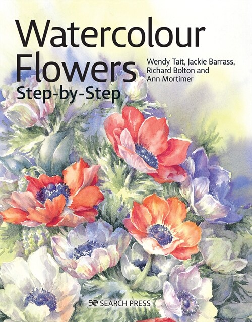 Watercolour Flowers Step-By-Step (Paperback)
