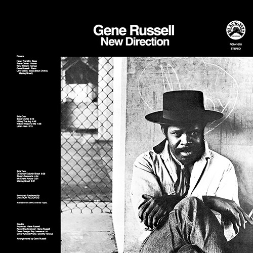 [수입] Gene Russell - New Direction [Limited Transparent Clear with Heavy Black Swirl LP Edition][Single LP jacket with insert]