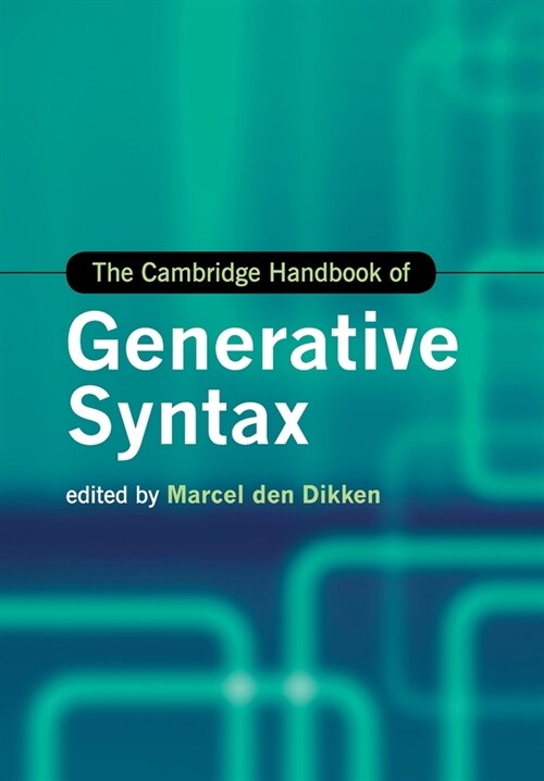 The Cambridge Handbook of Generative Syntax (Paperback)