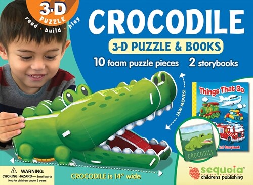 Crocodile: Wildlife 3D Puzzle and Books [With Book(s)] (Other)