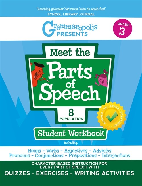 The Parts of Speech Workbook, Grade 3 (Paperback)