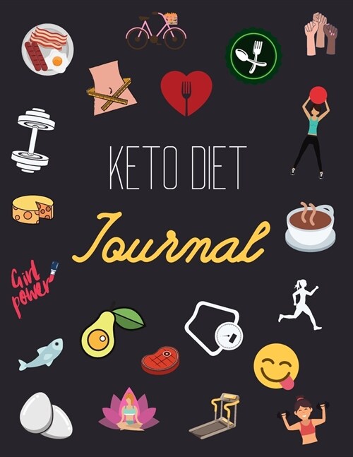 Keto Diet Journal For Women: Weight Loss Tracker, Monthly Progress, Task Challenges, Ketogenic Foods, Grocery Ideas and much more ! (Paperback)