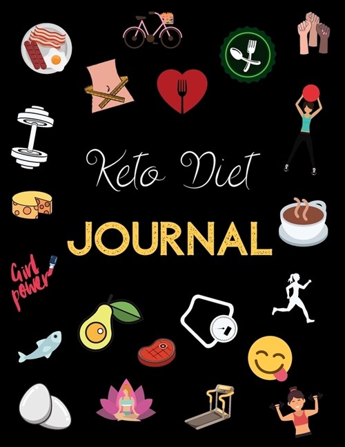 Keto Diet Journal For Women: Weight Loss Tracker, Monthly Progress, Task Challenges, Ketogenic Foods, Grocery Ideas and much more ! (Paperback)