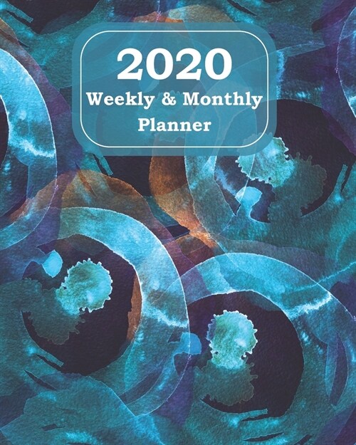 2020 Weekly & Monthly Planner: Jan 1, 2020 to Dec 31, 2020: Organizer & Diary With Holidays (Floral Cover) (Paperback)