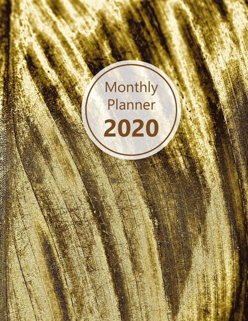 Monthly planner 2020: Large. Month on 2 pages. Incl. 2020 Calendar, Important dates section and Notes pages. 8.5 x 11.0 (Letter size). (Go (Paperback)