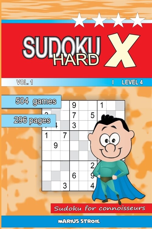 Sudoku X - hard, vol. 1 (Paperback)