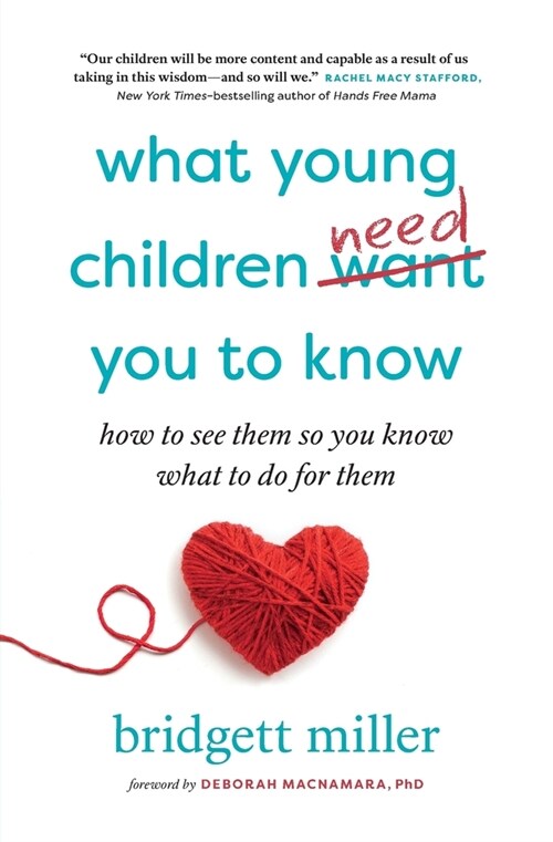 What Young Children Need You to Know: How to see them so you know what to do for them (Paperback)