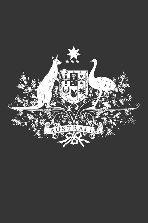 Australia: Coat of Arms Themed 120 Page Lined Note Book (Paperback)