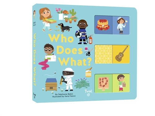 Who Does What?: A Slide-And-Learn Book (Board Books)