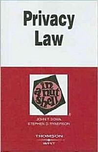 Privacy Law in a Nutshell (Paperback, 1st)