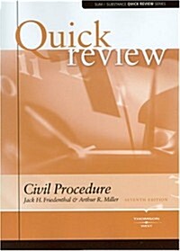 Miller and Friedenthals Sum & Substance Quick Review on Civil Procedure (Paperback, 7th)