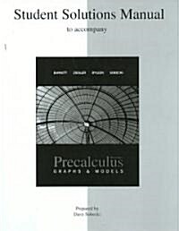 Precalculus Student Solutions Manual: Graphs and Models (Paperback, 3)