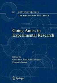 Going Amiss in Experimental Research (Hardcover)