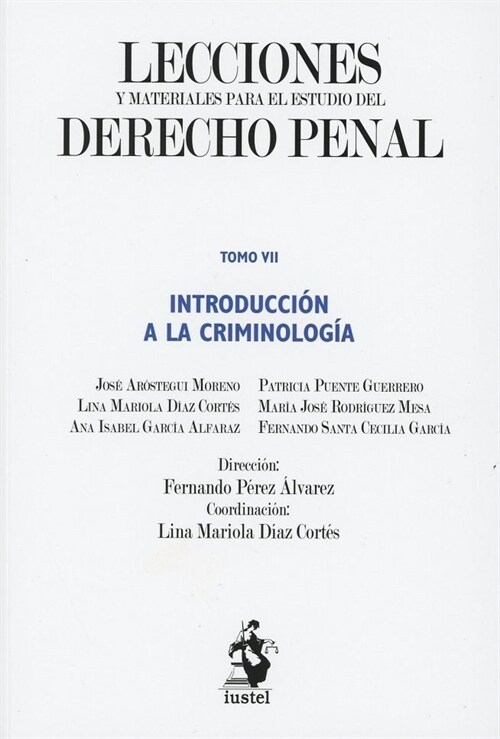 INTRODUCCION A LA CRIMINOLOGIA (Paperback)