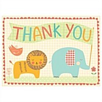 Playful Animals Parcel Thank You Notes (Other)