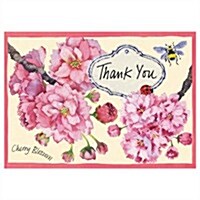 Cherry Blossom Garden Parcel Thank You Notes (Novelty)