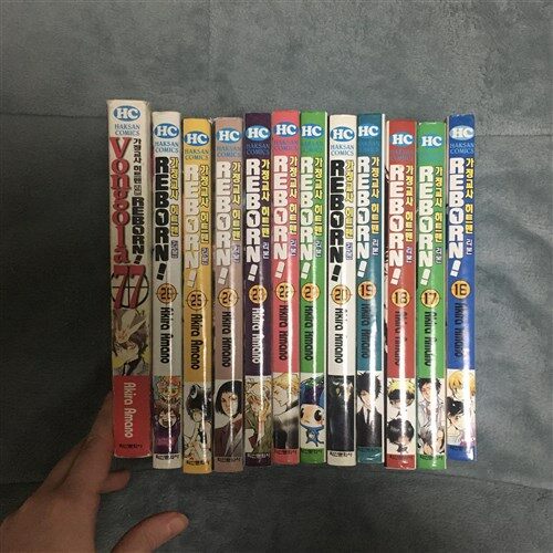 [중고] 가정교사 히트맨 리본! 16~26 + 공식 캐릭터북 Vongola77