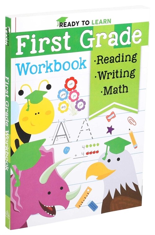 Ready to Learn: First Grade Workbook: Fractions, Measurement, Telling Time, Descriptive Writing, Sight Words, and More! (Paperback)