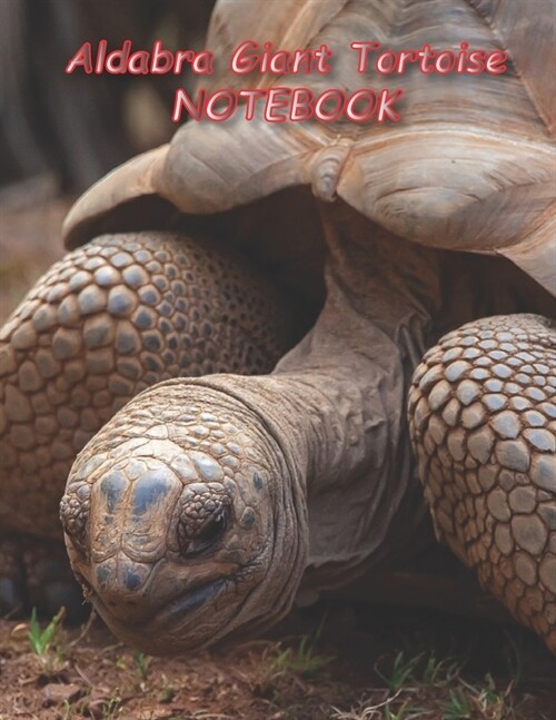 Aldabra Giant Tortoise NOTEBOOK: Reptile Notebooks and Journals 110 pages (8.5x11) (Paperback)