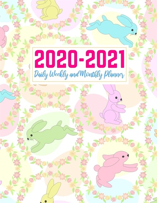 2020-2021 Daily Weekly and Monthly Planner: Simple Two Year Jan 1, 2020 - Dec 31, 2021 Calendar Organizer and Appointment Schedule Agenda Journal for (Paperback)