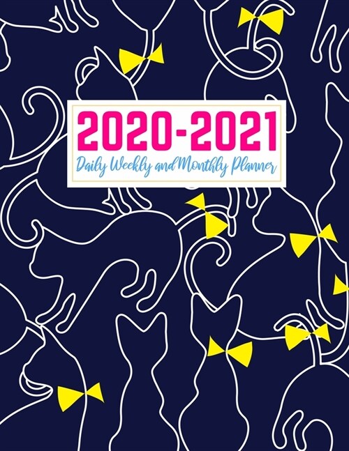 2020-2021 Daily Weekly and Monthly Planner: Pretty Two Year Jan 1, 2020 - Dec 31, 2021 Calendar Organizer and Appointment Schedule Agenda Journal for (Paperback)