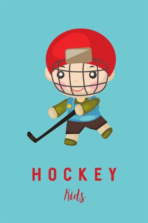 Hockey Kids: Composition Notebook, Ice Hockey Player Wide Ruled Book, journal for boys, kids, elementary school . (Paperback)