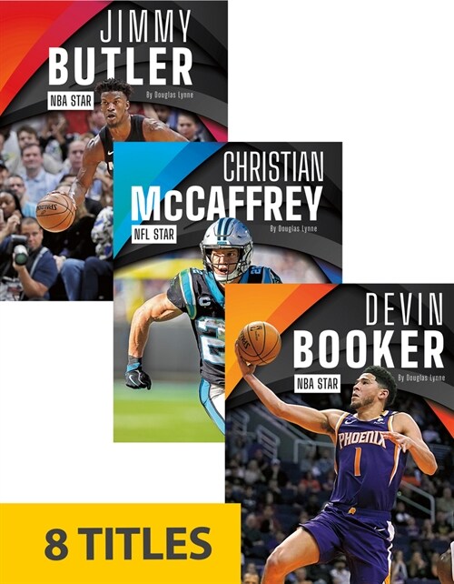 Pro Sports Stars (Set of 8) (Paperback)