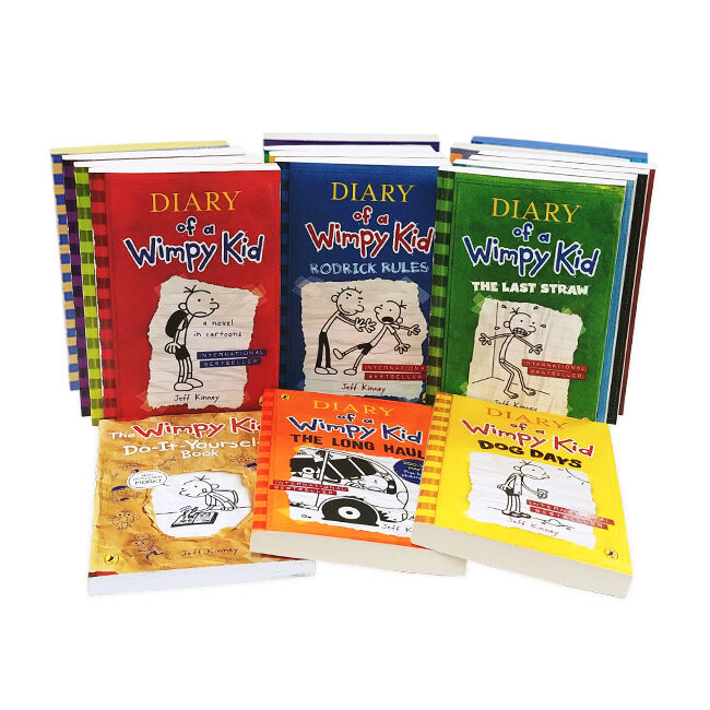 [중고] Diary of a Wimpy Kid 17종 세트 : Book 1-16 & DIY Book (Paperback 16권, 영국판)
