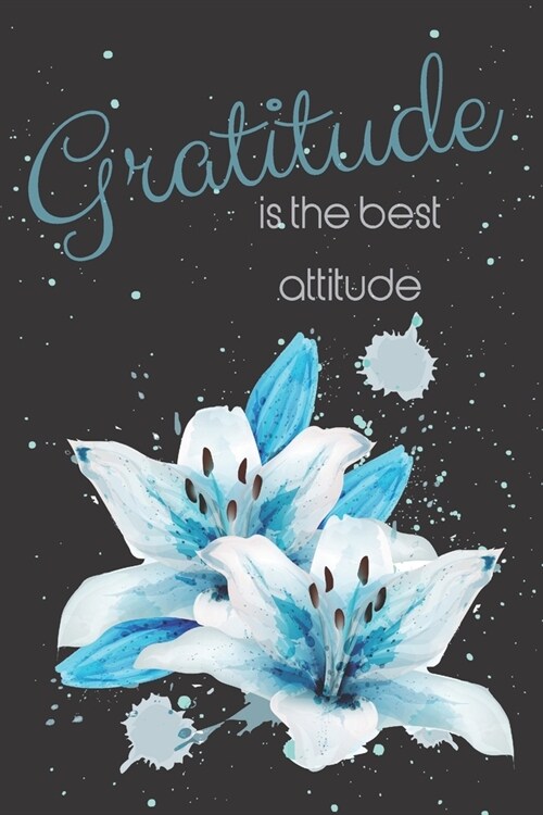 Gratitude is the best attitude: Daily Gratitude Journal for Women, 120 Pages Journal, 6 x 9 inch (Paperback)