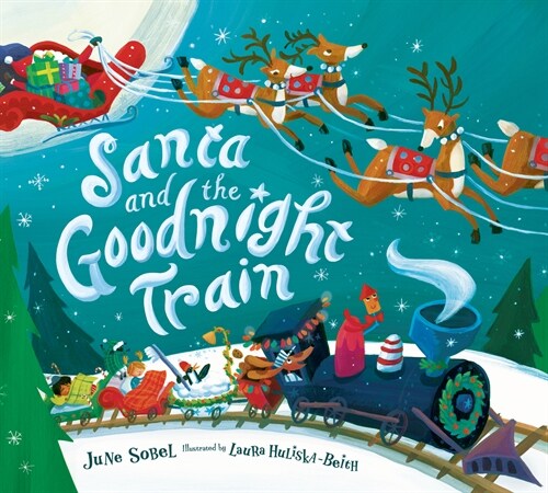 Santa and the Goodnight Train Board Book: A Christmas Holiday Book for Kids (Board Books)