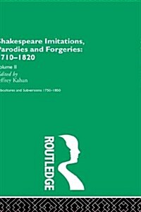 Shakespeare Imitations   Vol 2 (Hardcover)