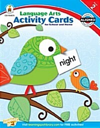 Language Arts Activity Cards for School and Home, Grade 2 (Paperback, ACT, CSM)