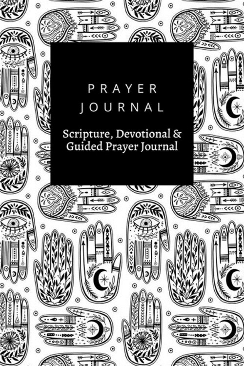 Prayer Journal, Scripture, Devotional & Guided Prayer Journal: Palmistry Hand design, Prayer Journal Gift, 6x9, Soft Cover, Matte Finish (Paperback)