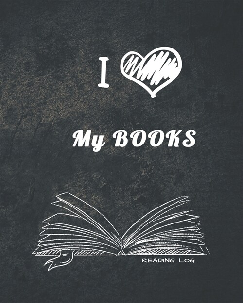 i love my books: reading log journal / gifts for book lovers, record your book reviews ratings and comments and more, bibliophiles log (Paperback)