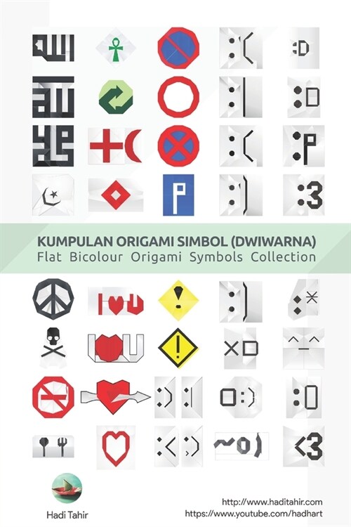 Flat Bicolour Origami Symbols Collection (Paperback)