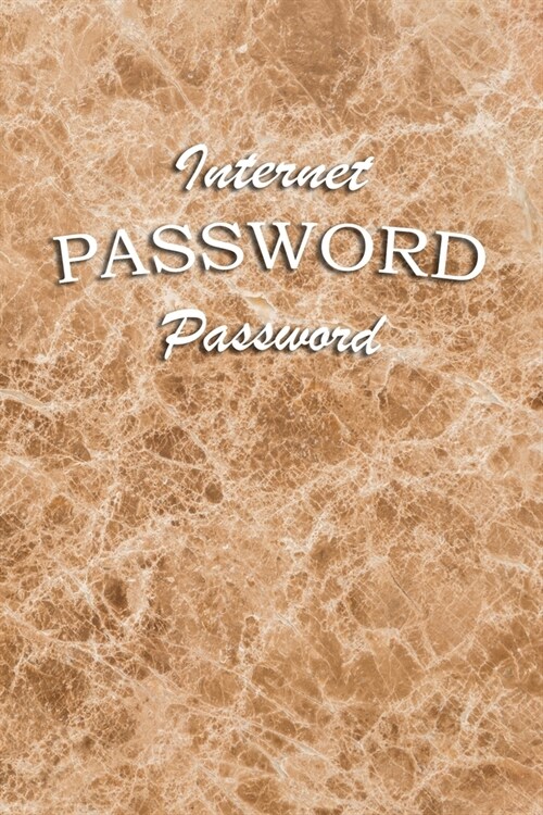 Internet Password book: Logbook Internet Address & Password alphabetical 110 Pages, 6 x 9 Write Journal Soft Cover Matte Finish (Paperback)