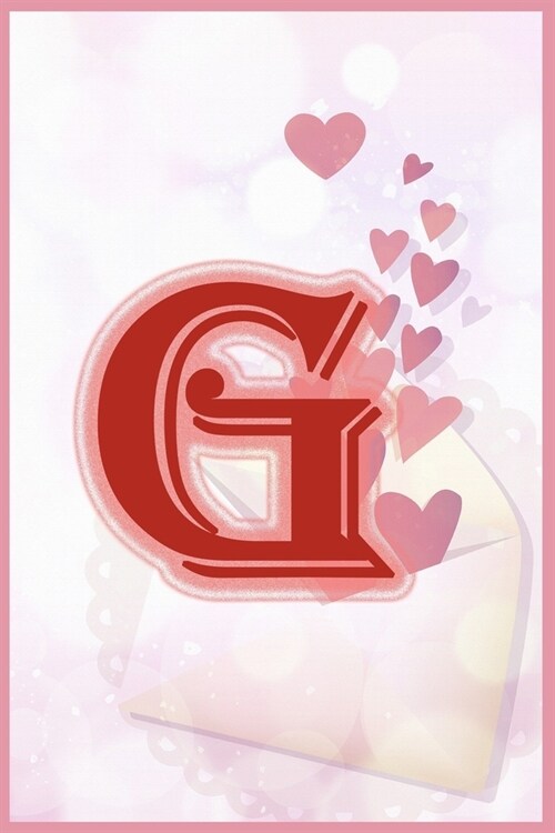 G: Cute Initial Monogram Letter G, Note Taking for Girls and Women 6x9 (inches) 120 page. (Paperback)