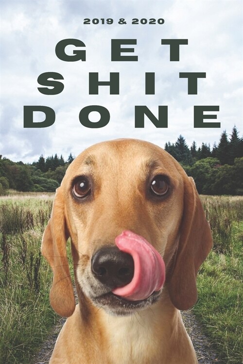 2020 & 2021 Two-Year Daily Planner To Get Shit Done - Funny Dog Appointment Book - Two Year Weekly Agenda Notebook - Best Gift For Vizsla Owner: Getti (Paperback)